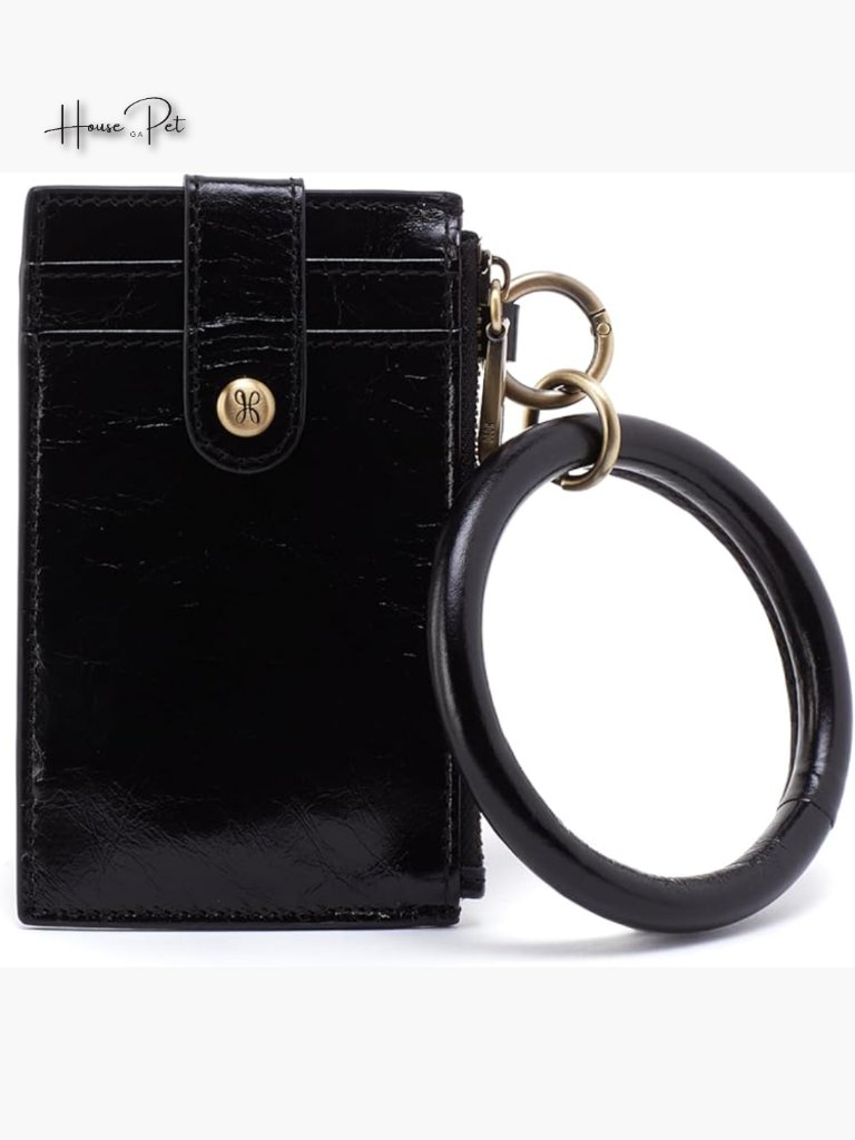 Sandlewood Compact Wristlet With Removable Handle For Cards